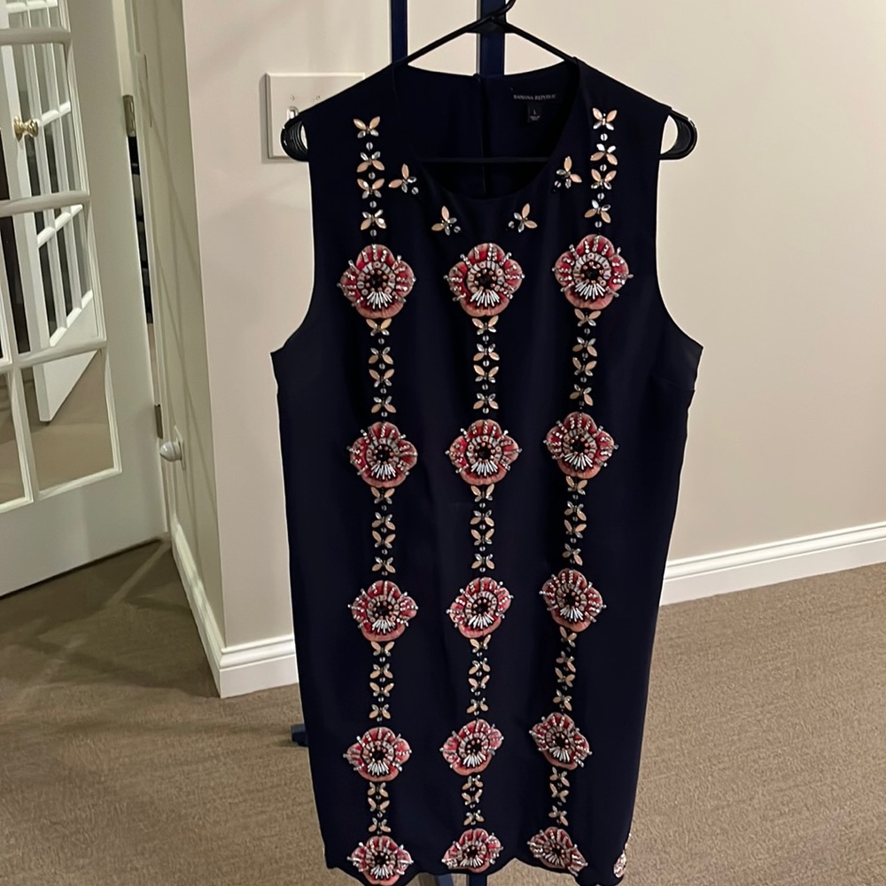 Banana Republic Navy Shift Dress